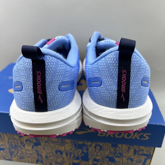 Brooks Revel 6 Running Shoes Women Size 8 Blue Pink Comfort Sneakers With Box - Picture 4 of 9